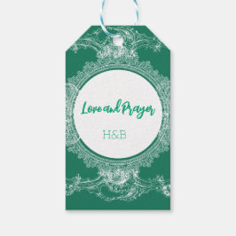 Nice Love Green Sticker Geschenkanhänger