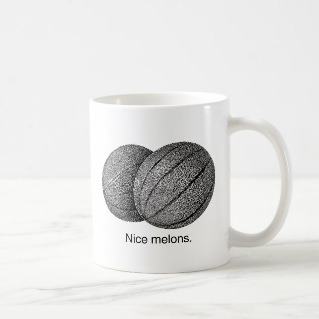 NICE MELONS -.png Kaffeetasse (Rechts)