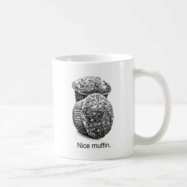 NICE MUFFIN -.png Tasse (Rechts)