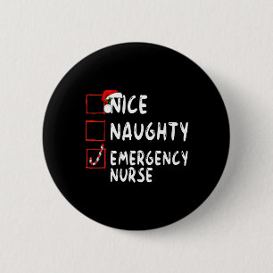 Nice Naughty Emergency Nurgency Weihnachtsliste Er Button