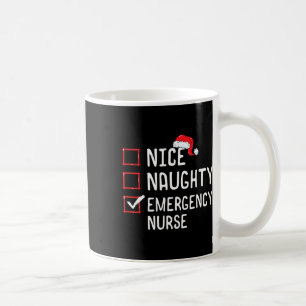 Nice Naughty Emergency Nurgency Weihnachtsliste Er Kaffeetasse