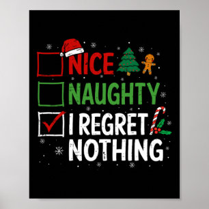 Nice Naughty I Bedret Nothing Guilty Christmas Lis Poster