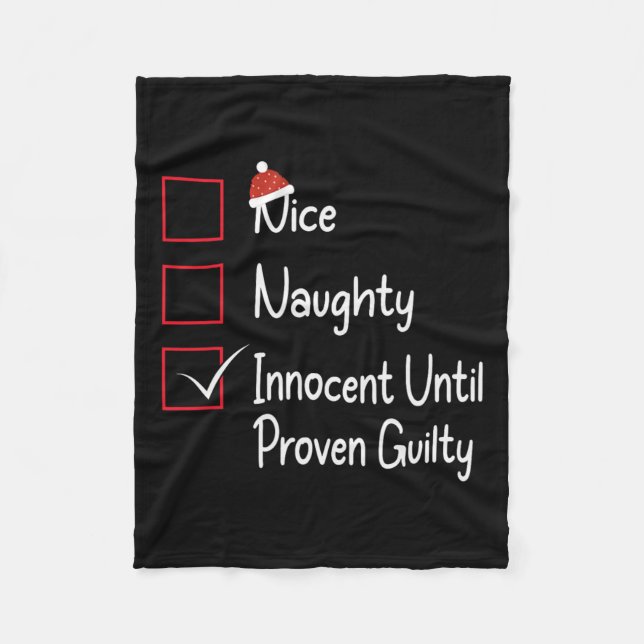 Nice naughty Innocent bis Proven Guilty 1 Fleecedecke (Vorderseite)