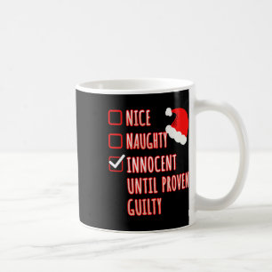 Nice Naughty Innocent bis Proven Guilty Christma Kaffeetasse
