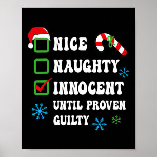 Nice Naughty Innocent bis Proven Guilty Christma Poster