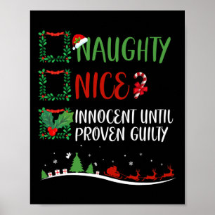 Nice Naughty Innocent bis Proven Guilty Christma Poster