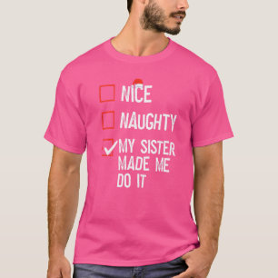Nice Naughty Innocent bis Proven Guilty Christma T-Shirt