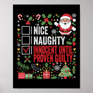 Nice Naughty Innocent bis Proven Guilty Funny Ch Poster