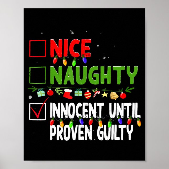 Nice Naughty Innocent Until Proven Guilty Family C Poster (Vorne)