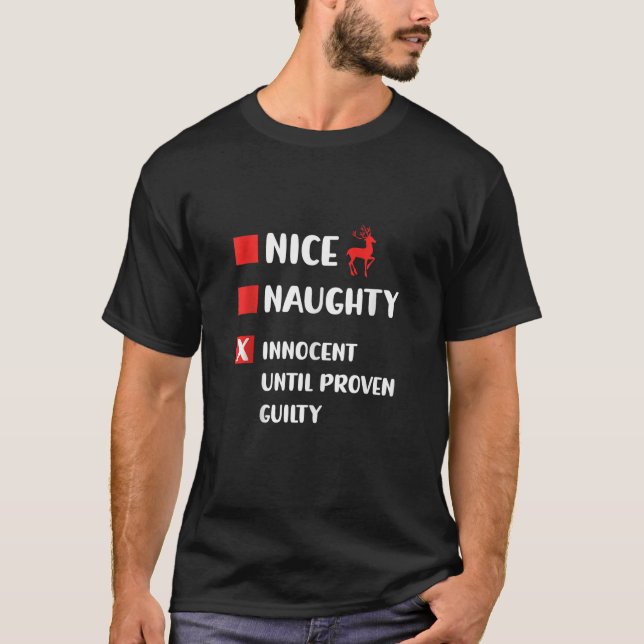 Nice Naughty Innocent Until Proven Guilty Tank Top (Vorderseite)