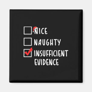 Nice Naughty Insuffisdence Christmas Holida Magnet