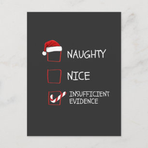Nice Naughty ungenügender Beweis Weihnachten