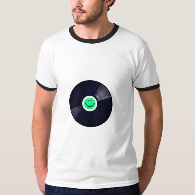 Nice neon Happy face – Happiness – smiling face T-Shirt (Vorderseite)