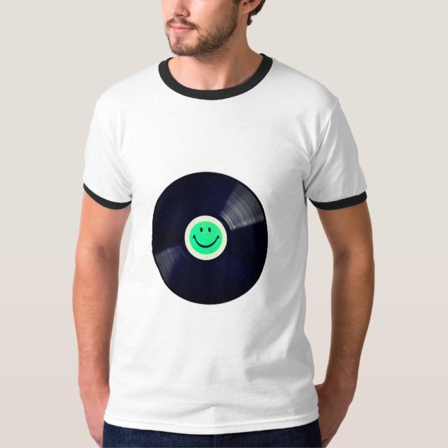 Nice neon Happy face – Happiness – smiling face T-Shirt (Vorderseite)