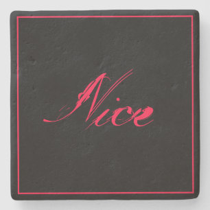 Nice neon-pink steinuntersetzer