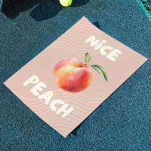Nice Peach | Badewanne Print | Trendy Wall Art