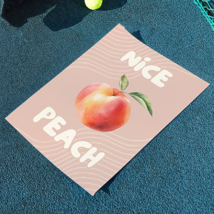 Nice Peach   Badewanne Print   Trendy Wall Art Poster