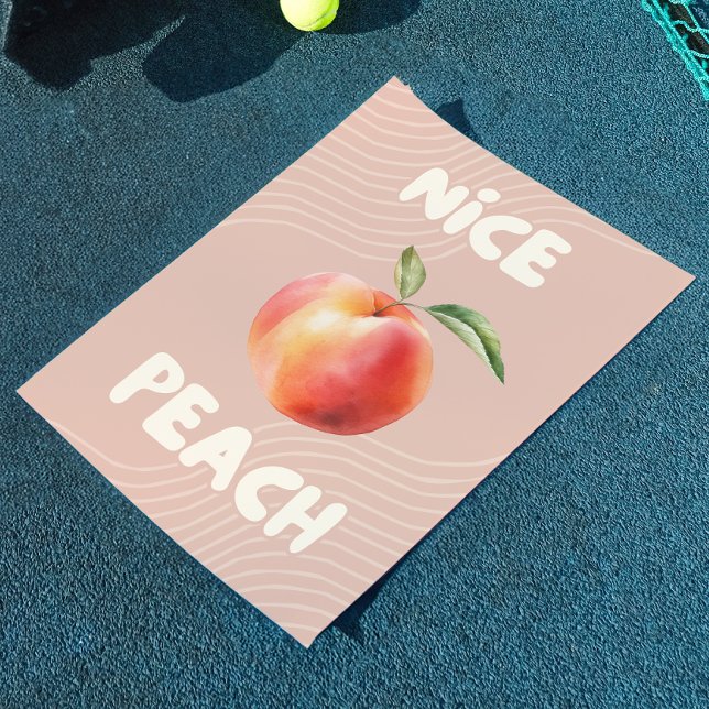 Nice Peach | Badewanne Print | Trendy Wall Art Poster (Von Creator hochgeladen)