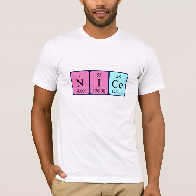 Nice Periodenname Shirt (Vorderseite)