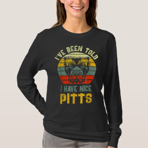 Nice Pitts Pitties Funny Pun Pitbull Pittie Mama 1 T-Shirt