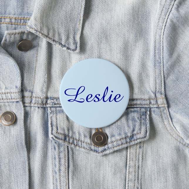 Nice & Pretty: Light Blue Button (Beispiel)