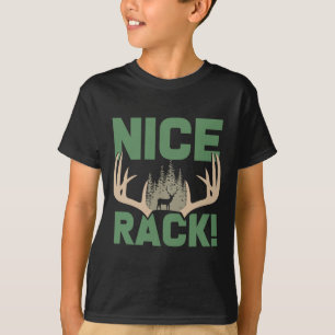 Nice Rack Antlers Deer Funny Junting Hunter Spaß T-Shirt
