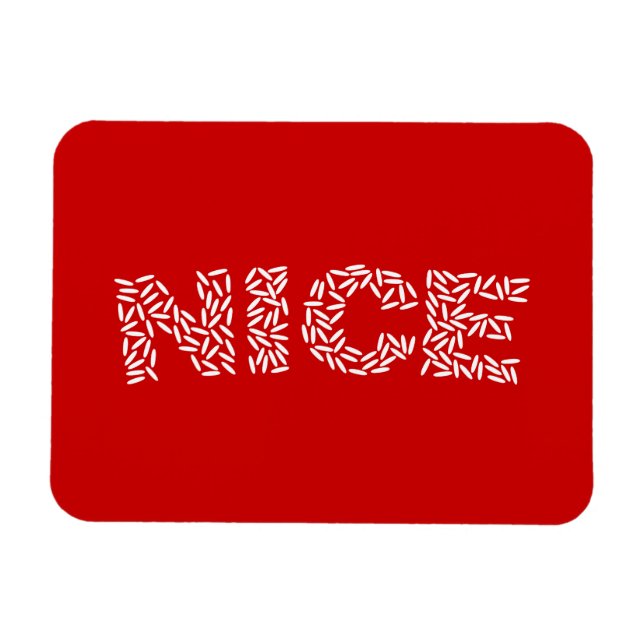 Nice Rice Magnet (Horizontal)