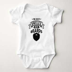 Nice the Best Uncles haben Bezeichnungen drucken Baby Strampler