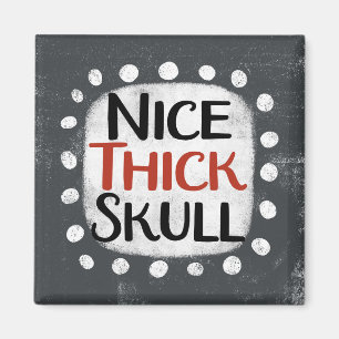 Nice Thick Skull Kühlschrank Magnet