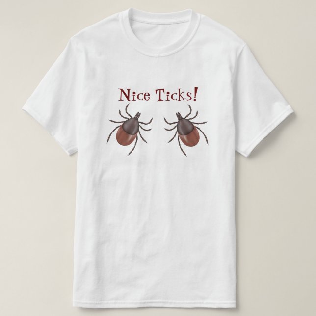 Nice Ticks T - Shirt (Design vorne)