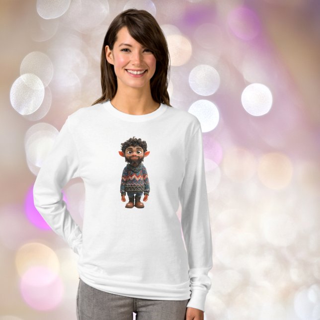 Nice Typ Weihnachten Elf Frauen T-Shirt (Von Creator hochgeladen)
