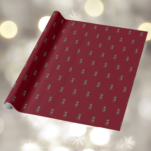Nice Typ Weihnachts-Elf Wrapping Paper Geschenkpapier (Von Creator hochgeladen)