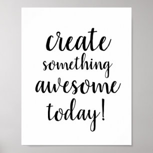 Nice typography Motivation Satz Poster