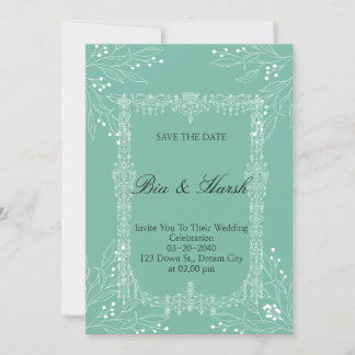 Nice Wedding Card Einladung