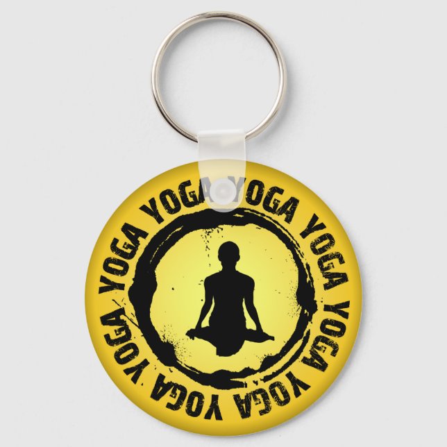 Nice Yoga Siegel Schlüsselanhänger (Vorderseite)