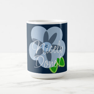 Nicely Done Blue Blume Tasse