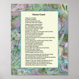 Nicene Creed Christlich Print Poster