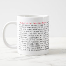 Nicene Creed Jumbo Tasse 20oz