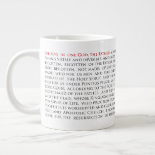 Nicene Creed Jumbo Tasse 20oz