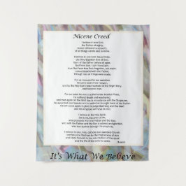 Nicene Creed Tapestry Christliches Gebet Dekoratio Wandteppich