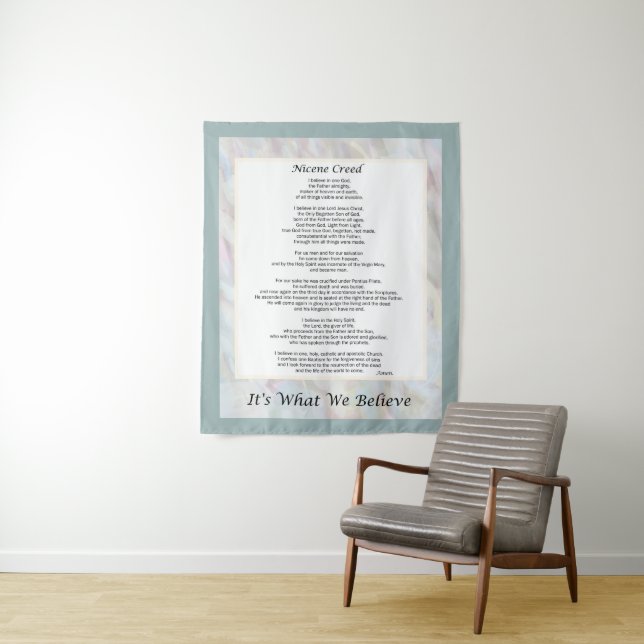 Nicene Creed Tapestry Prayer Wall Decke Wandteppich (Beispiel)