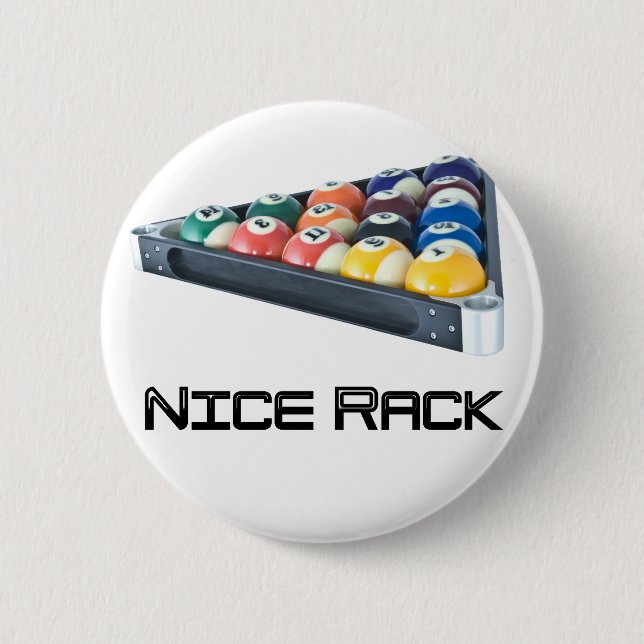 NiceRack Black Button (Vorderseite)