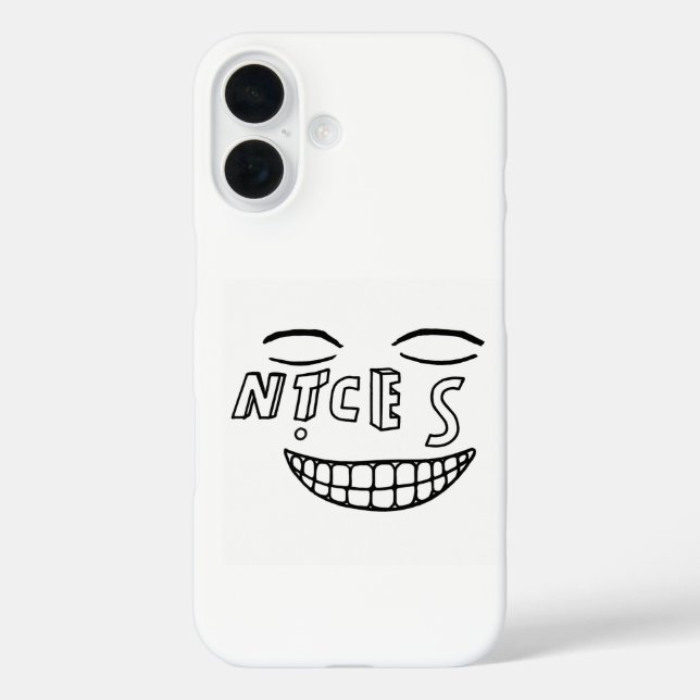 NICES-Logo-Fall Case-Mate iPhone Hülle (Rückseite)