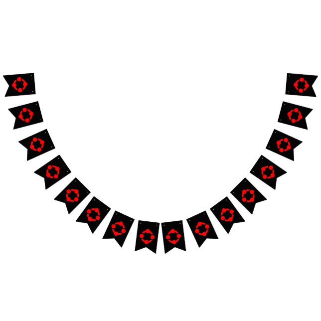 Niche Pride Flag (schwarz) Wimpelkette (Alle)