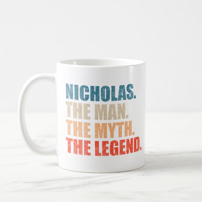 Nicholas Der Mann Der Mythos Die Legende Kaffeetasse (Links)
