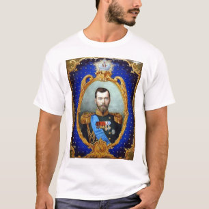Nicholas II - Blau T-Shirt
