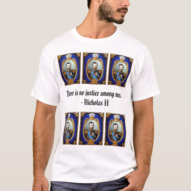 Nicholas II - Blau T-Shirt (Vorderseite)