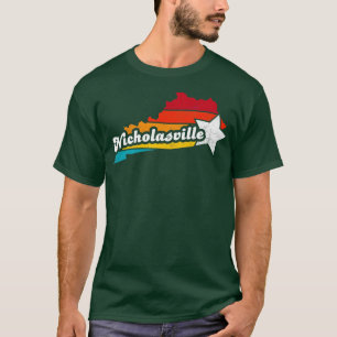 Nicholasville Kentucky Vintag Unruhiges Souvenir T-Shirt