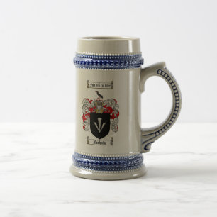 Nichols Wappen Stein Bierglas