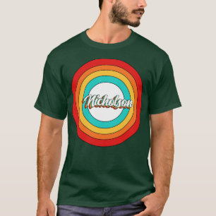 Nicholson Name Shirt Vintag Nicholson Circle